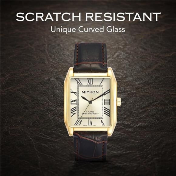 Vintage Watches for Men – Classic Tank Square Analog Watch main image 4